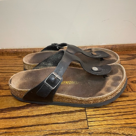 Birkenstock Black Leather Sandals - Picture 5 of 5